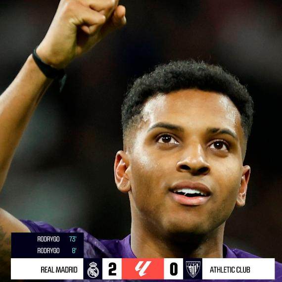 在线体育-【西甲】罗德里戈梅开二度，皇马主场2比0轻取毕巴